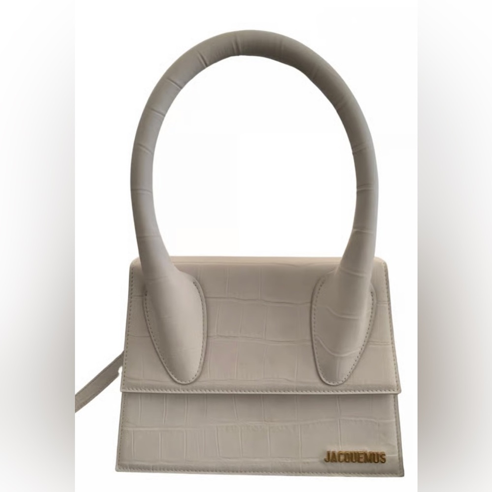 Jacquemus Gray Chiquito leather handbag